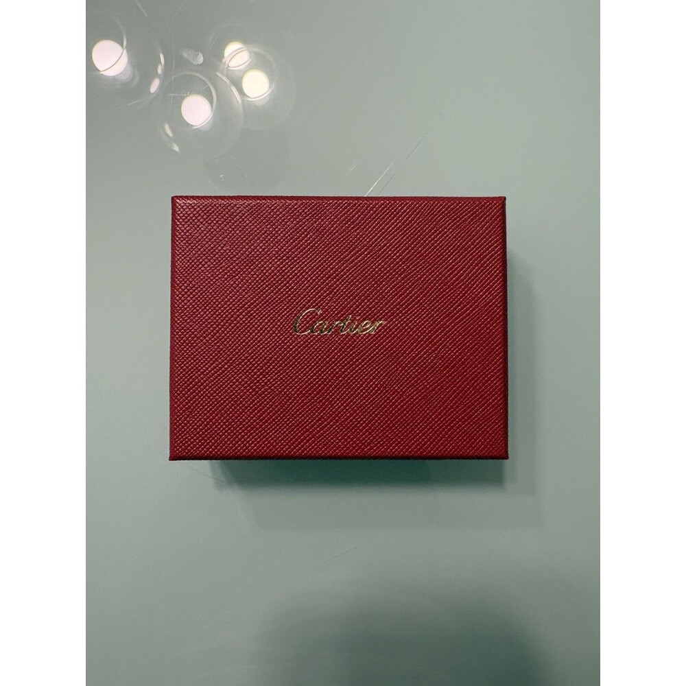 AUTHENTIC Cartier Red Gift Box Empty Jewelry Presentation Storage Box